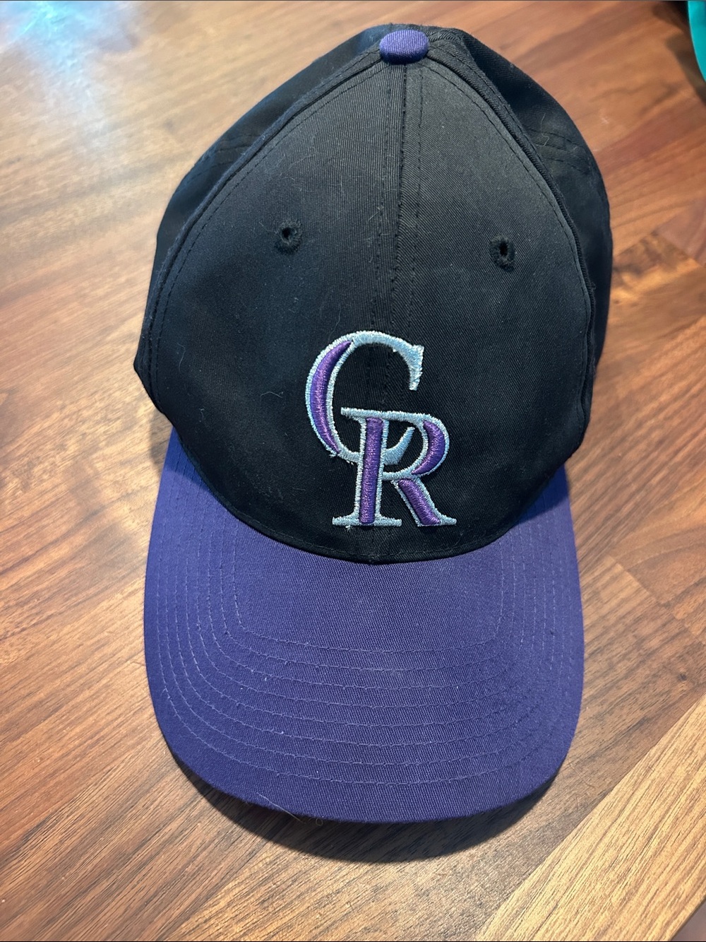 Colorado Rockies Baseball Cap - Black and Purple